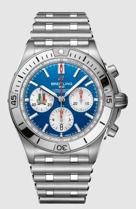 Review Breitling CHRONOMAT B01 42 SIX NATIONS ITALY Replica watch AB0134A41C1A1